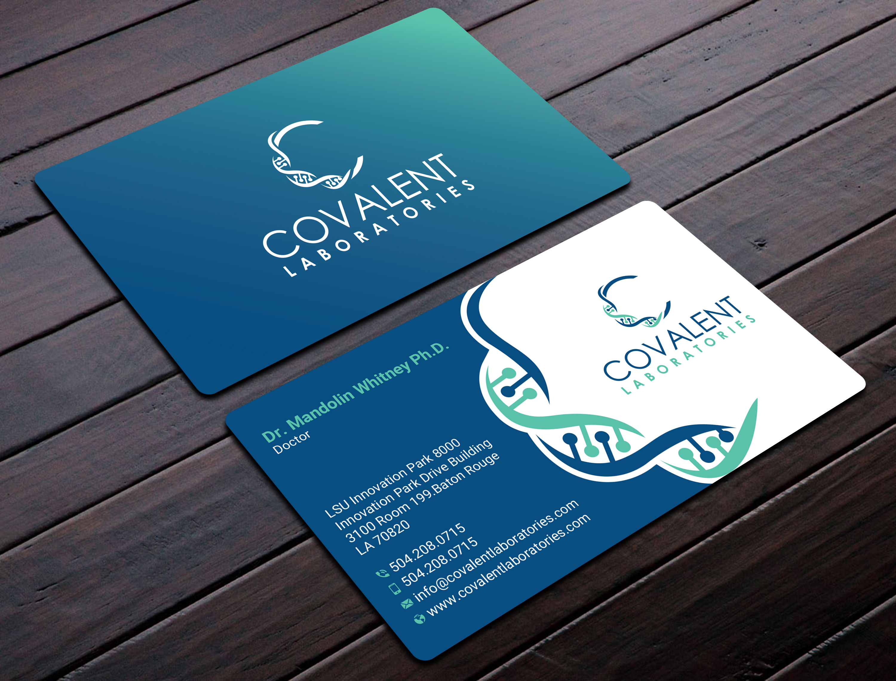 Business Card Design by Uttom 2 for Covalent Laboratories LLC | Design #27377407