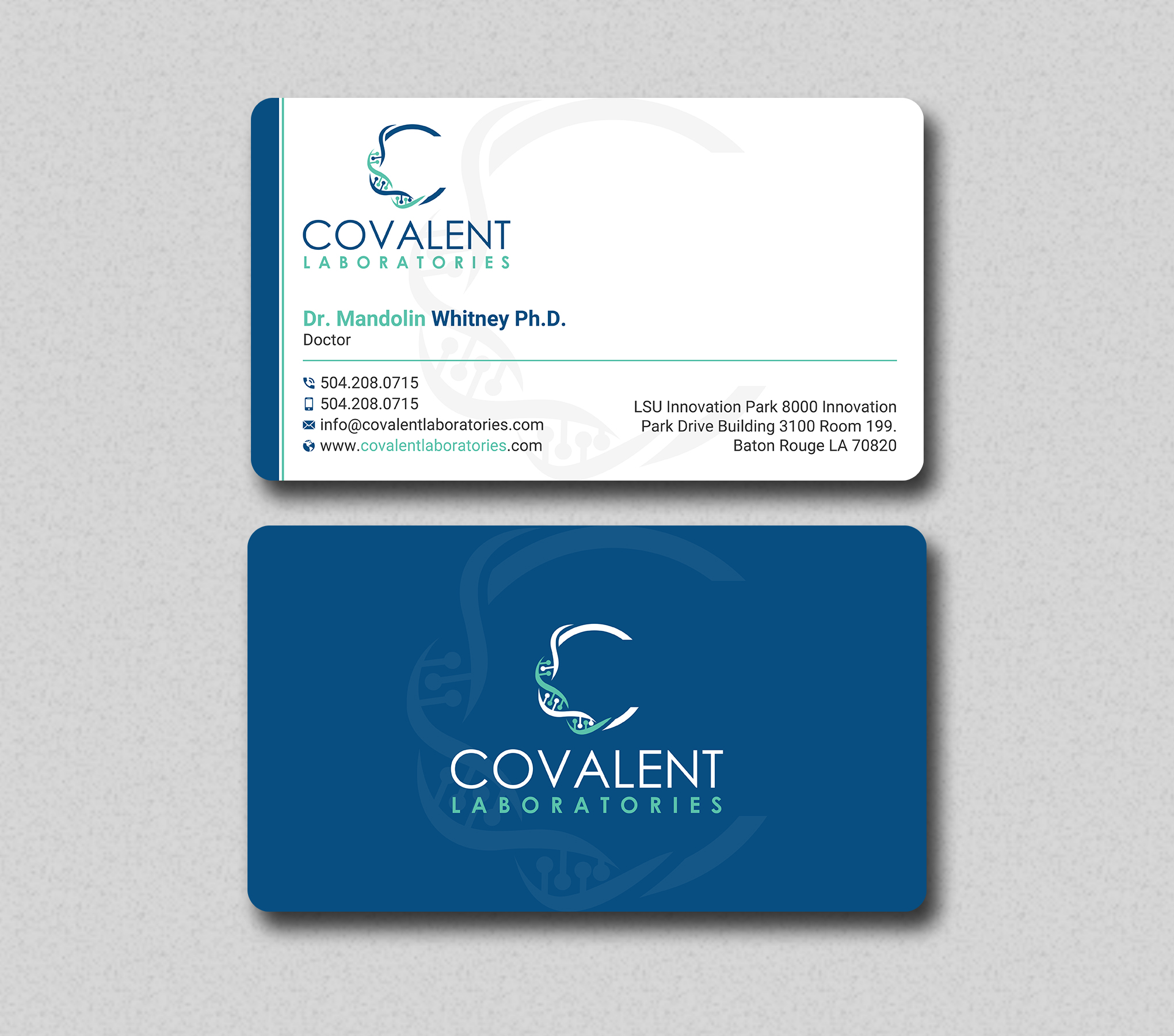 Business Card Design by Uttom 2 for Covalent Laboratories LLC | Design #27377410