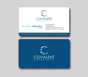 Visitenkarten-Design von Uttom 2 für Covalent Laboratories LLC | Design: #27377411
