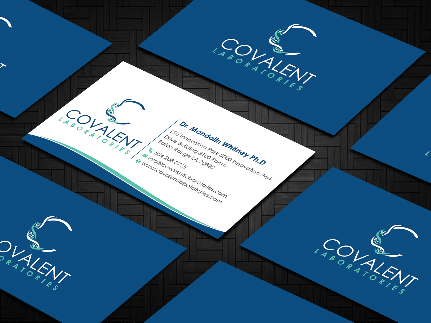 Business Card Design by DesignShout for Covalent Laboratories LLC | Design #27377250