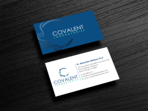Visitenkarten-Design von DesignShout für Covalent Laboratories LLC | Design: #27377273