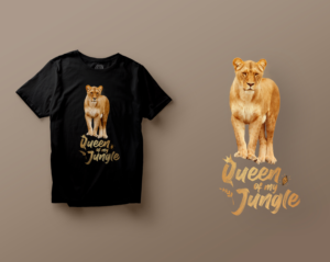 The Lioness  | T-Shirt-Design von Akhtanbed