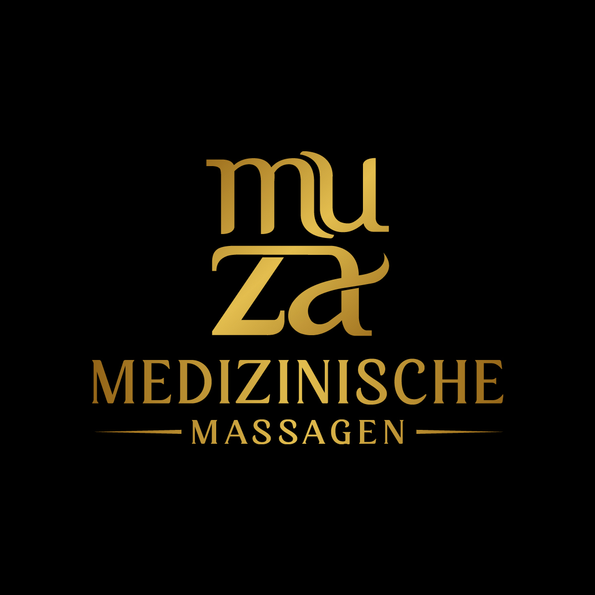 Logo Design by Rueell Artss for MUZA - Medizinische Massagen | Design #27413946