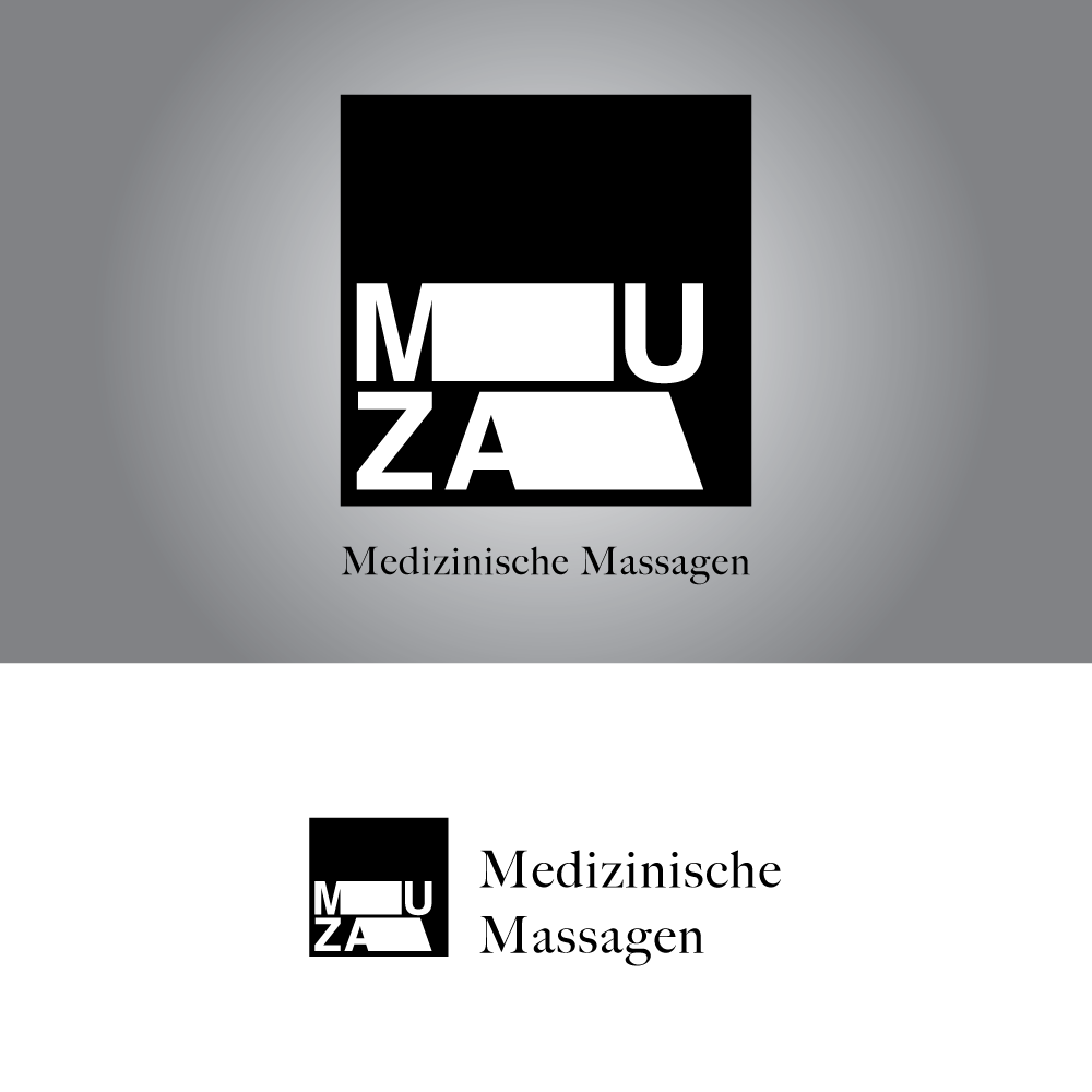 Logo-Design von ES für MUZA - Medizinische Massagen | Design #27396937