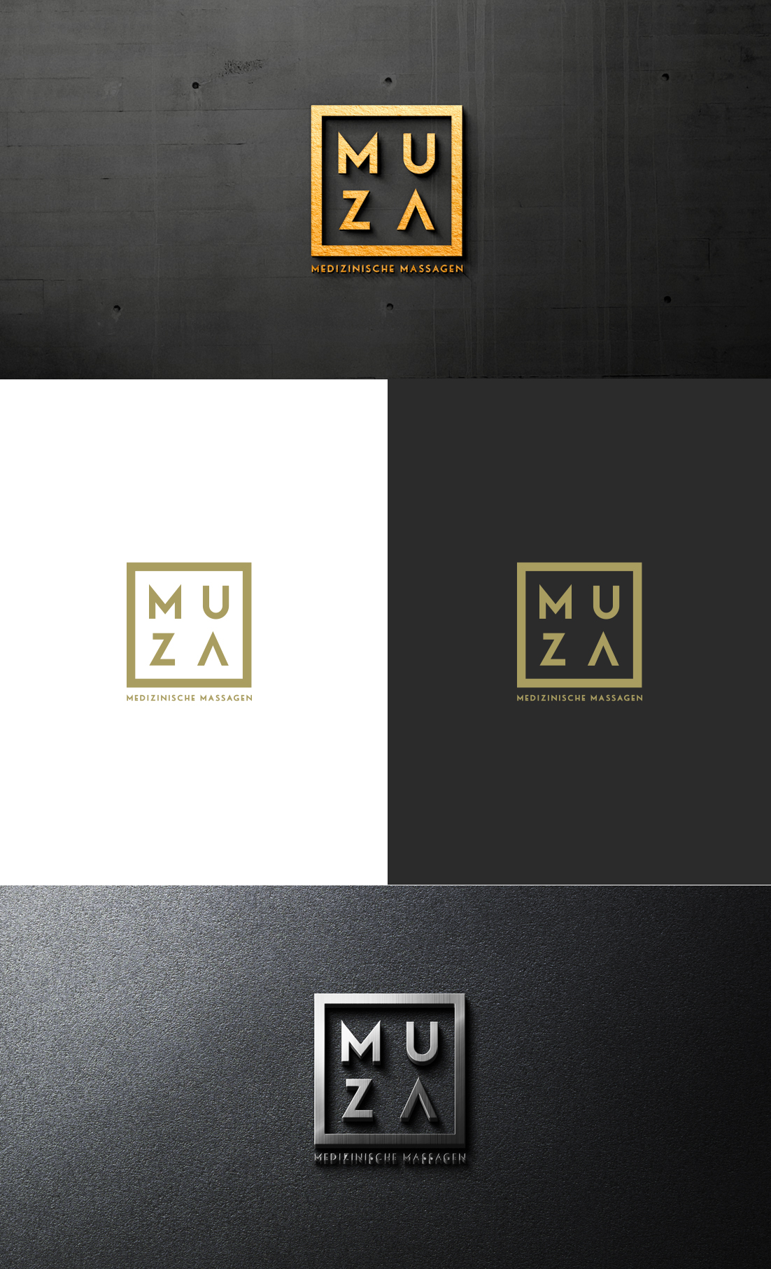 Logo Design by GLDesigns for MUZA - Medizinische Massagen | Design #27379169