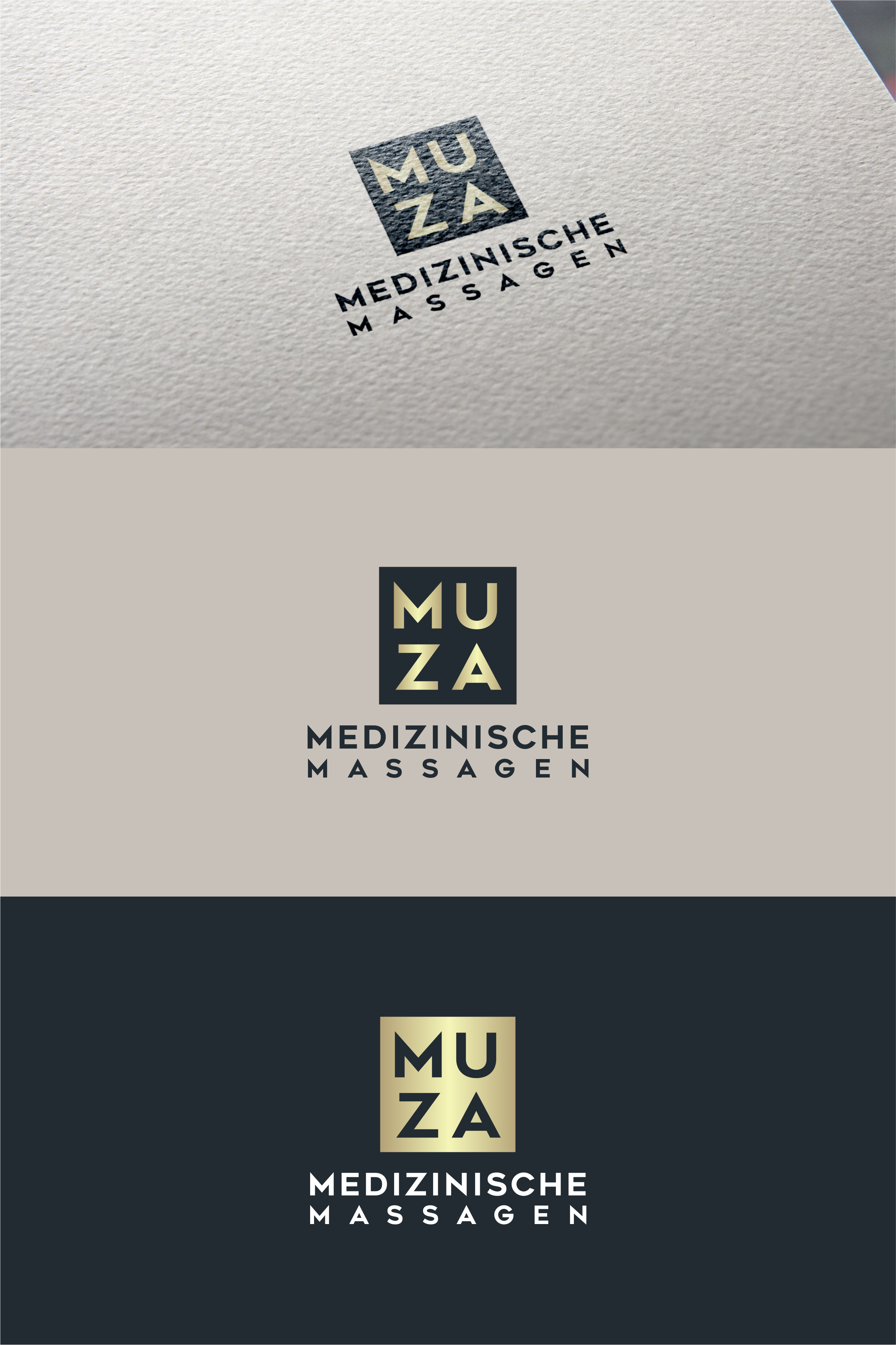 Diseño de Logo por achil78 para MUZA - Medizinische Massagen | Diseño #27411727