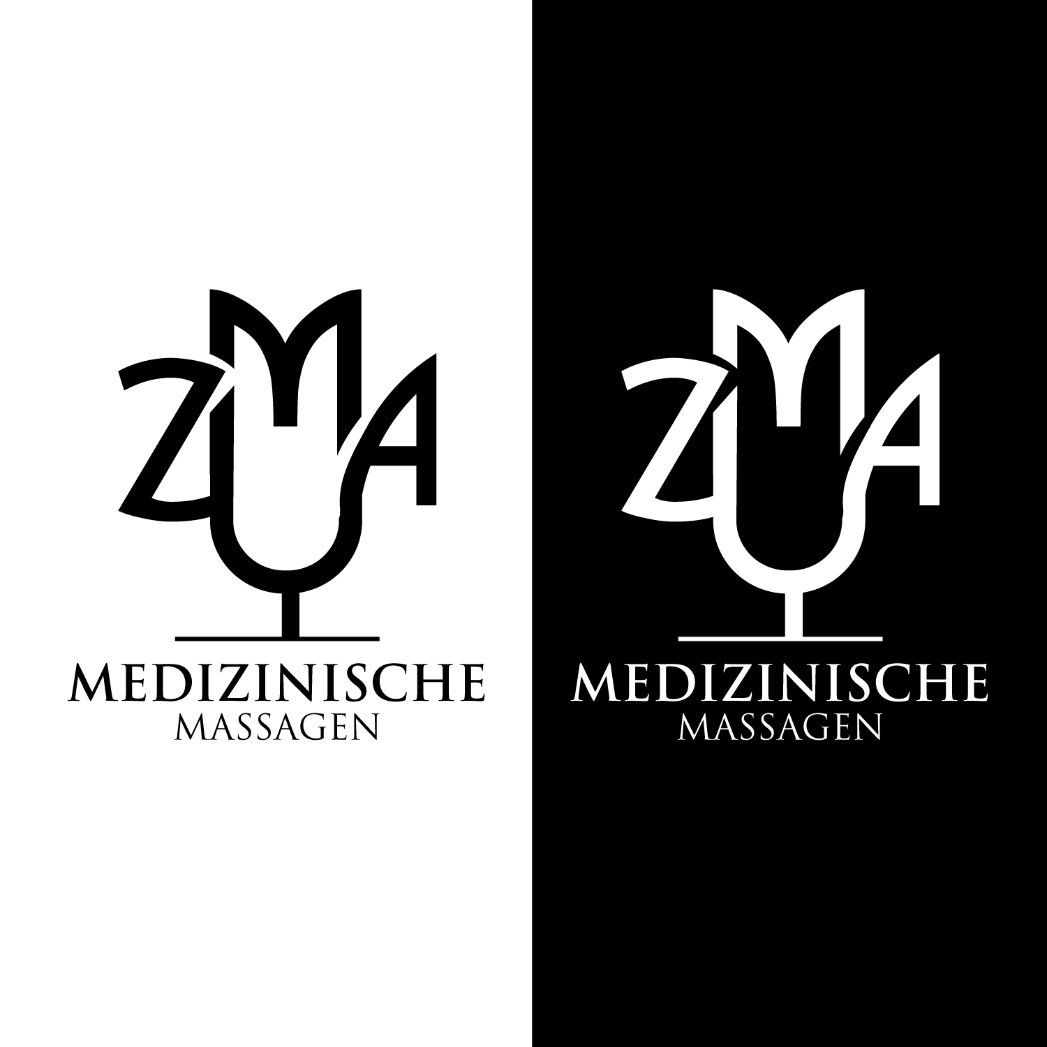 Logo Design by GODDREAMCREATION for MUZA - Medizinische Massagen | Design #27406270