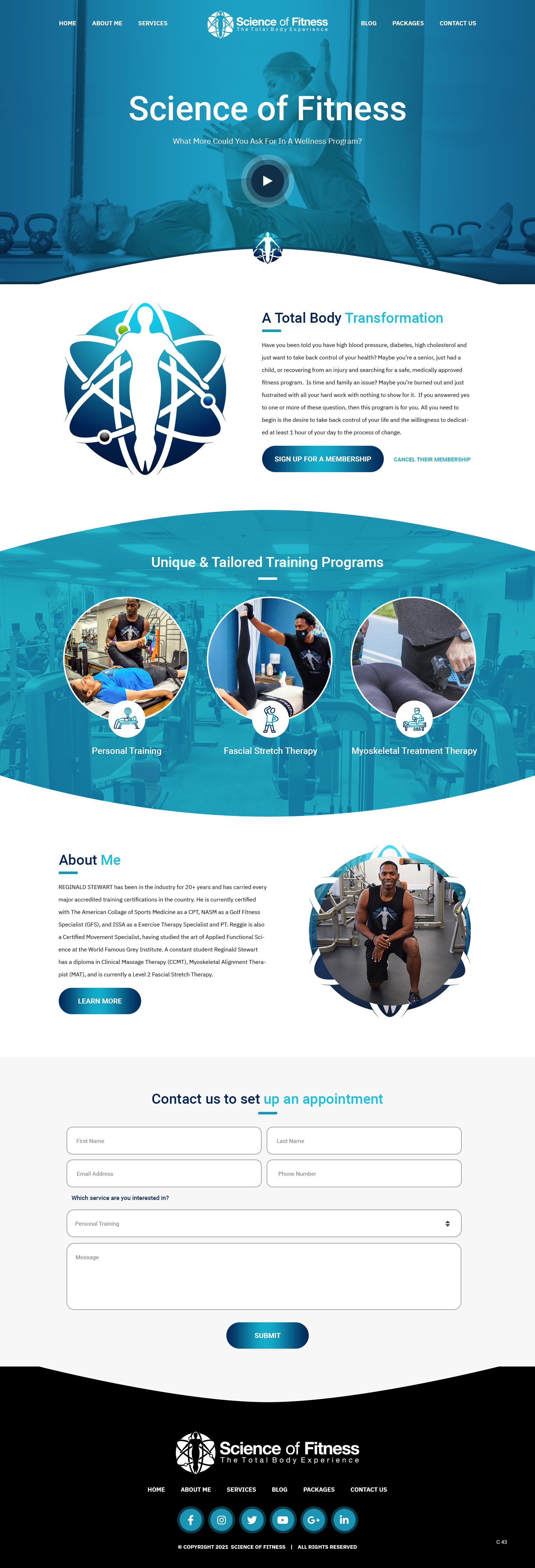Web Design par pb pour Science of fitness, Inc. | Design #27390636