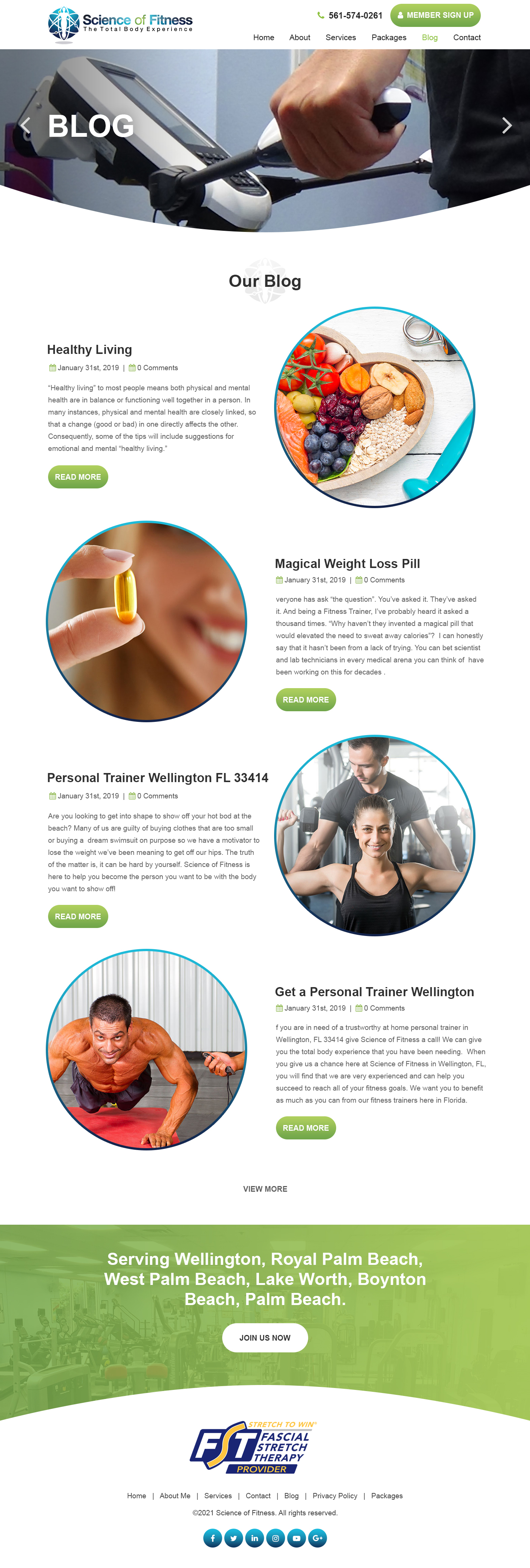 Web Design by Starlyn DS for Science of fitness, Inc. | Design #27511521
