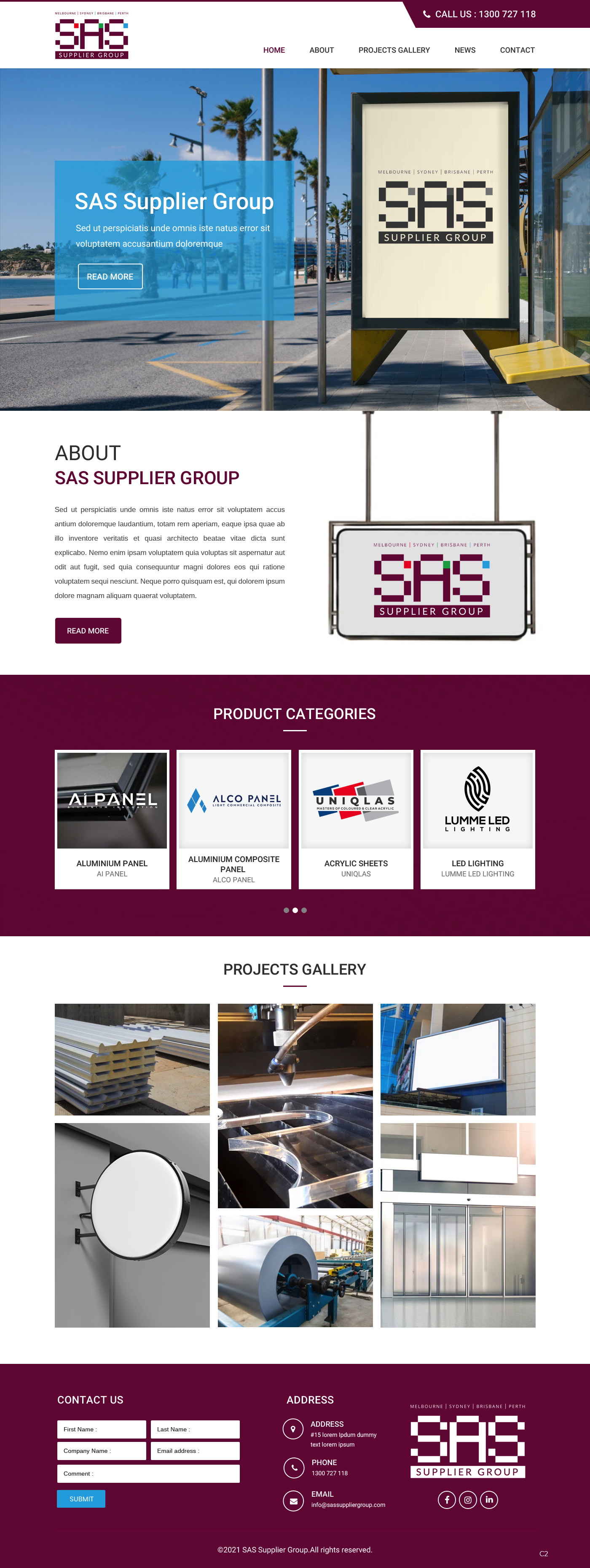 Web Design by pb for SAS Supplier Group | Design #27384725