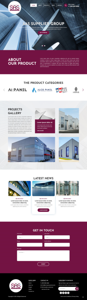 Web Design by pb for SAS Supplier Group | Design: #27384728
