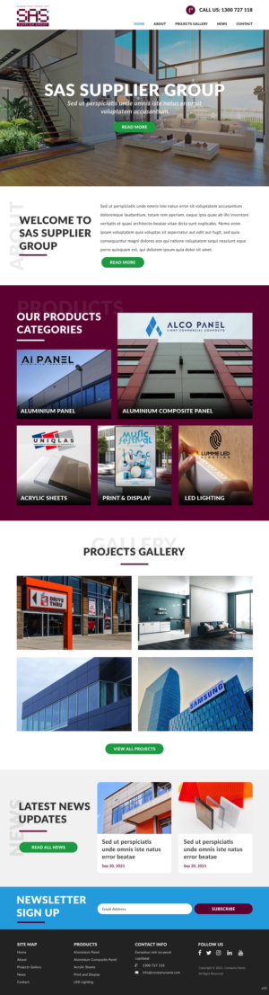 Web Design by pb for SAS Supplier Group | Design: #27384735