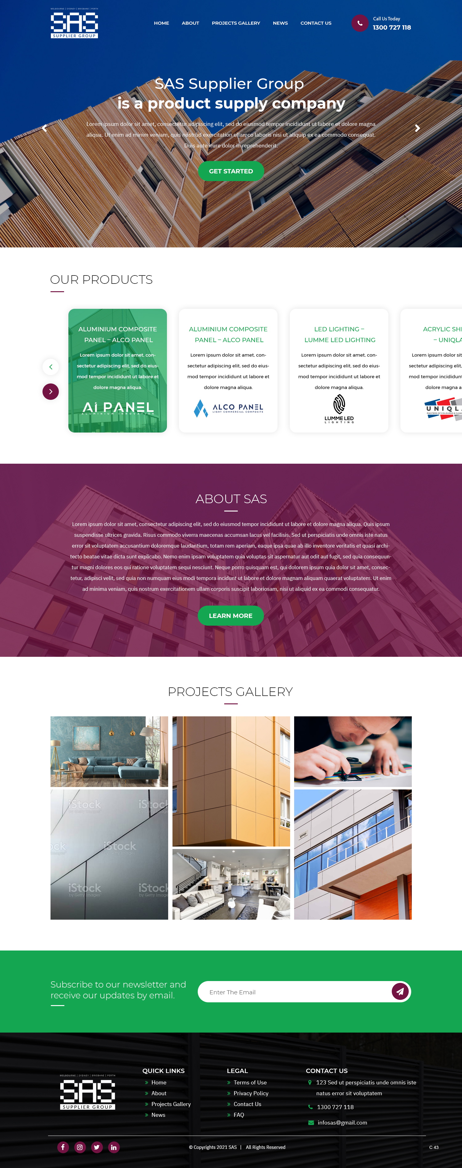 Web Design by pb for SAS Supplier Group | Design #27384736