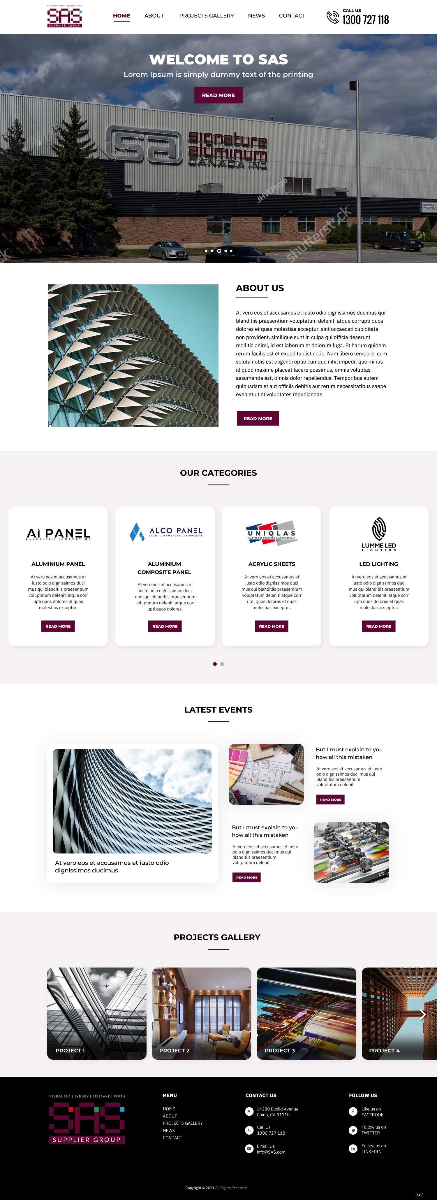 Web Design by pb for SAS Supplier Group | Design #27384738