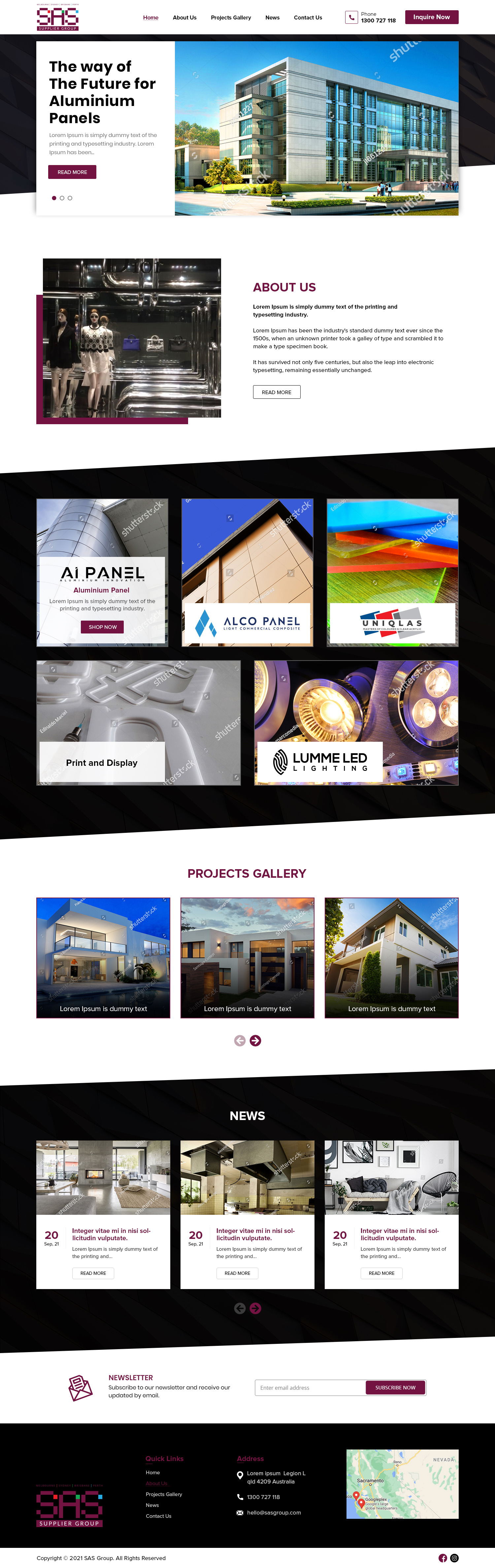 Web Design by Ved Web Services for SAS Supplier Group | Design #27384321