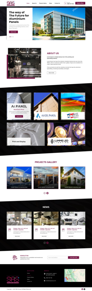 Our company needs a new modern concept for our webstore | Diseño Web por Ved Web Services