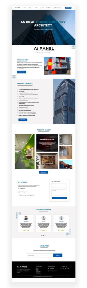 Our company needs a new modern concept for our webstore | Diseño Web por Adeel Rahman