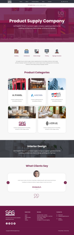 Our company needs a new modern concept for our webstore | Diseño Web por ag622988