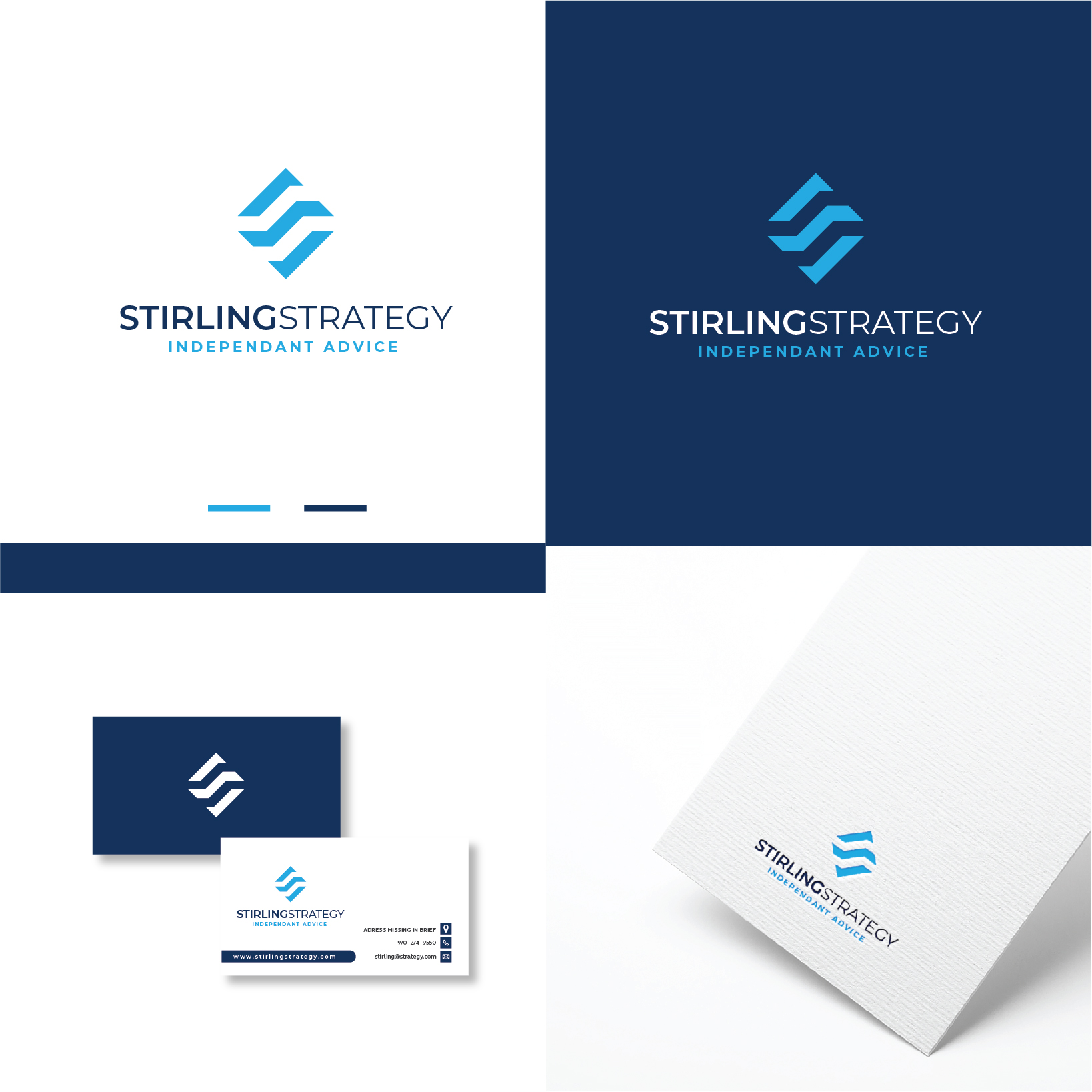Logo Design by Sandzej for Stirling Strategy | Design #27388691