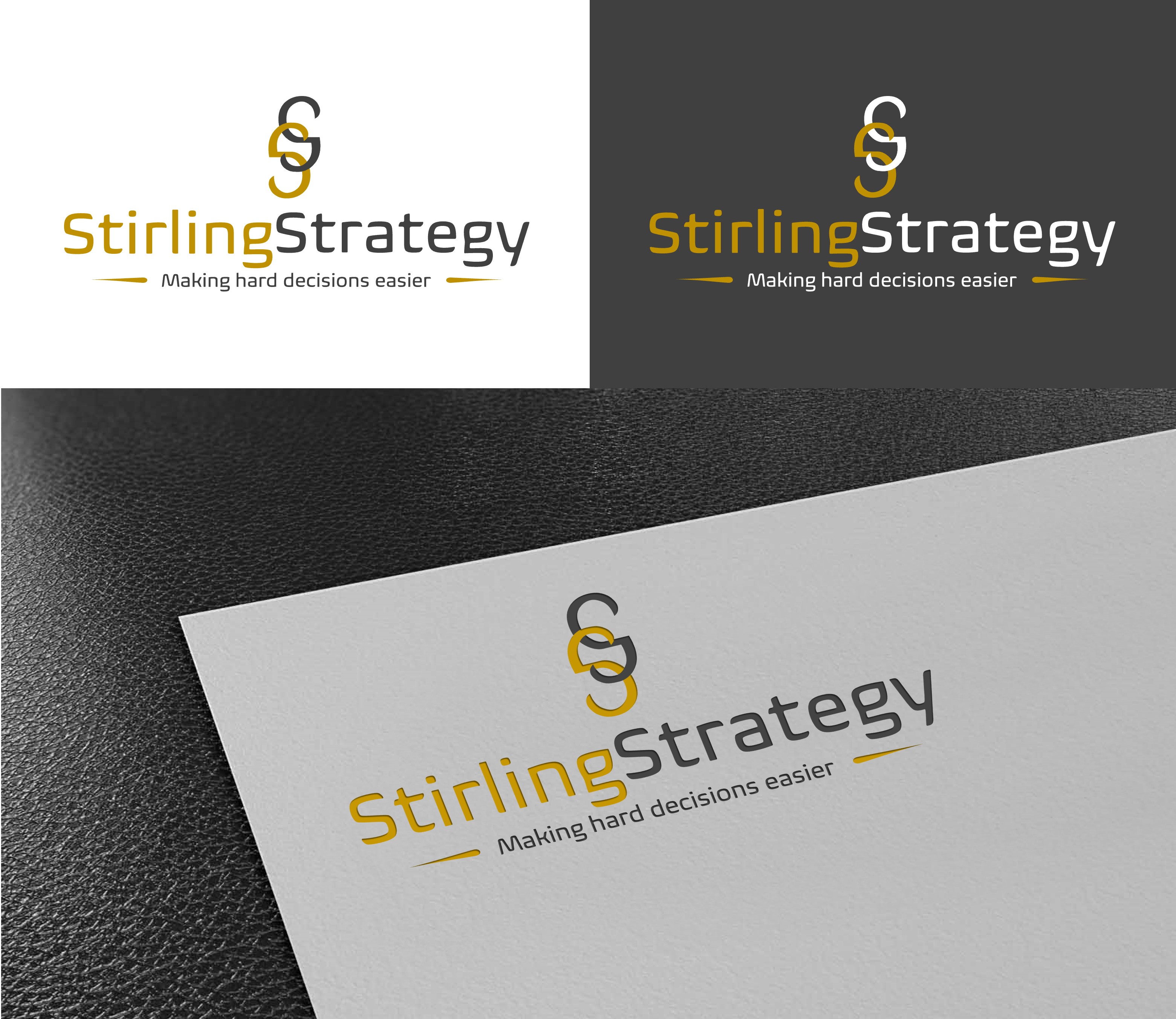 Logo Design by SeeYouOnline for Stirling Strategy | Design #27386025