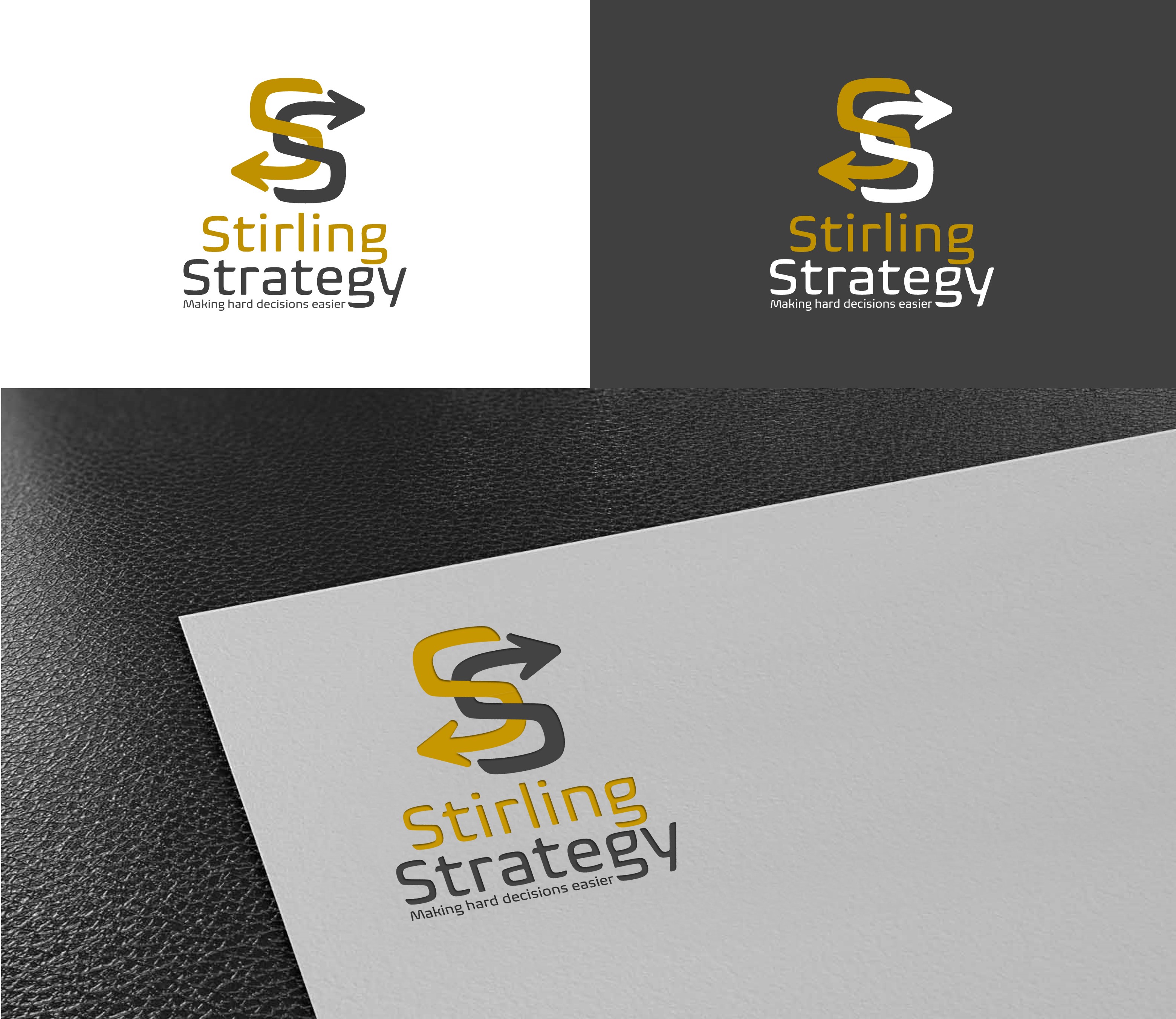 Logo Design by SeeYouOnline for Stirling Strategy | Design #27386030