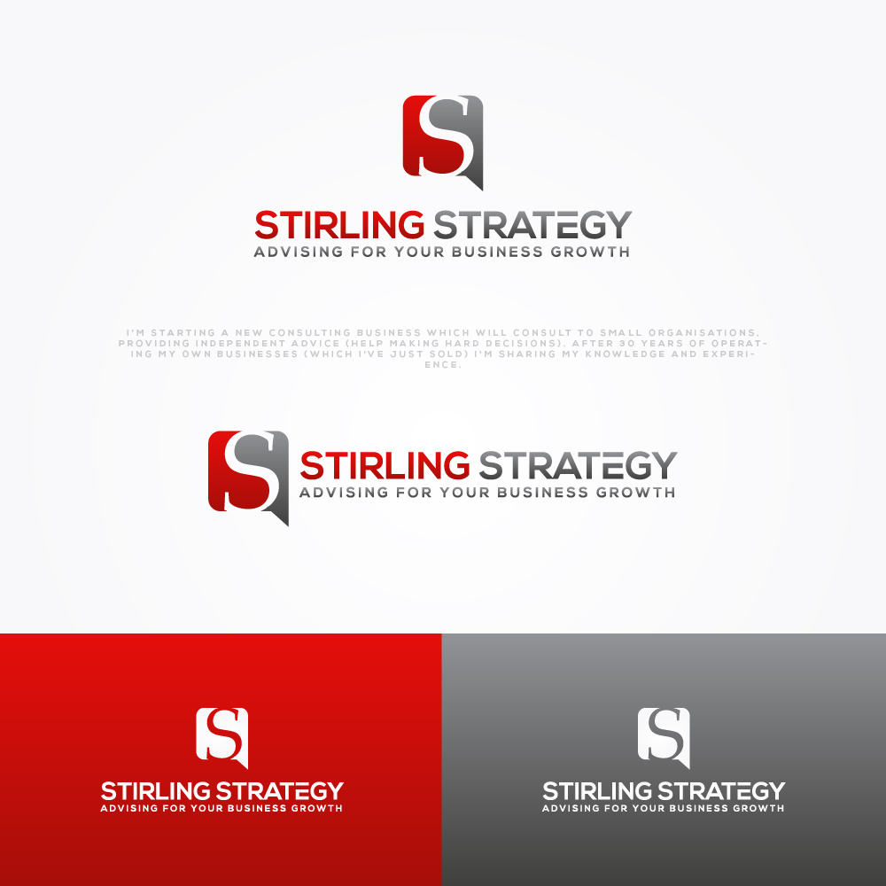 Logo Design by AlphabetZero.co.uk for Stirling Strategy | Design #27395335
