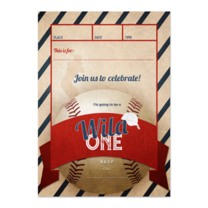 Baseball Themed Birthday Invitation | Einladungs-Design von SleepyRobbik