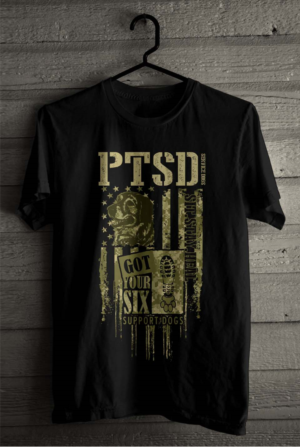 Design de T-shirt par SATHIRA pour Got Your Six Support Dogs | Design : #27436147