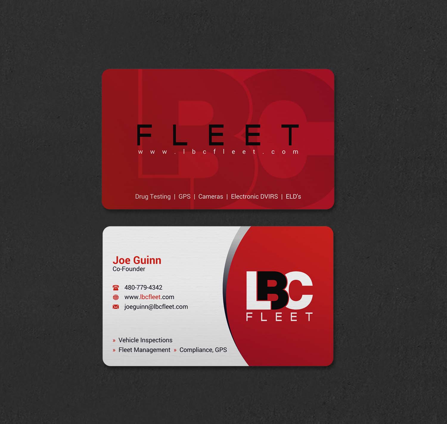 Design de Carte de Visite par INDIAN_Ashok pour LBC Fleet | Design #27388720
