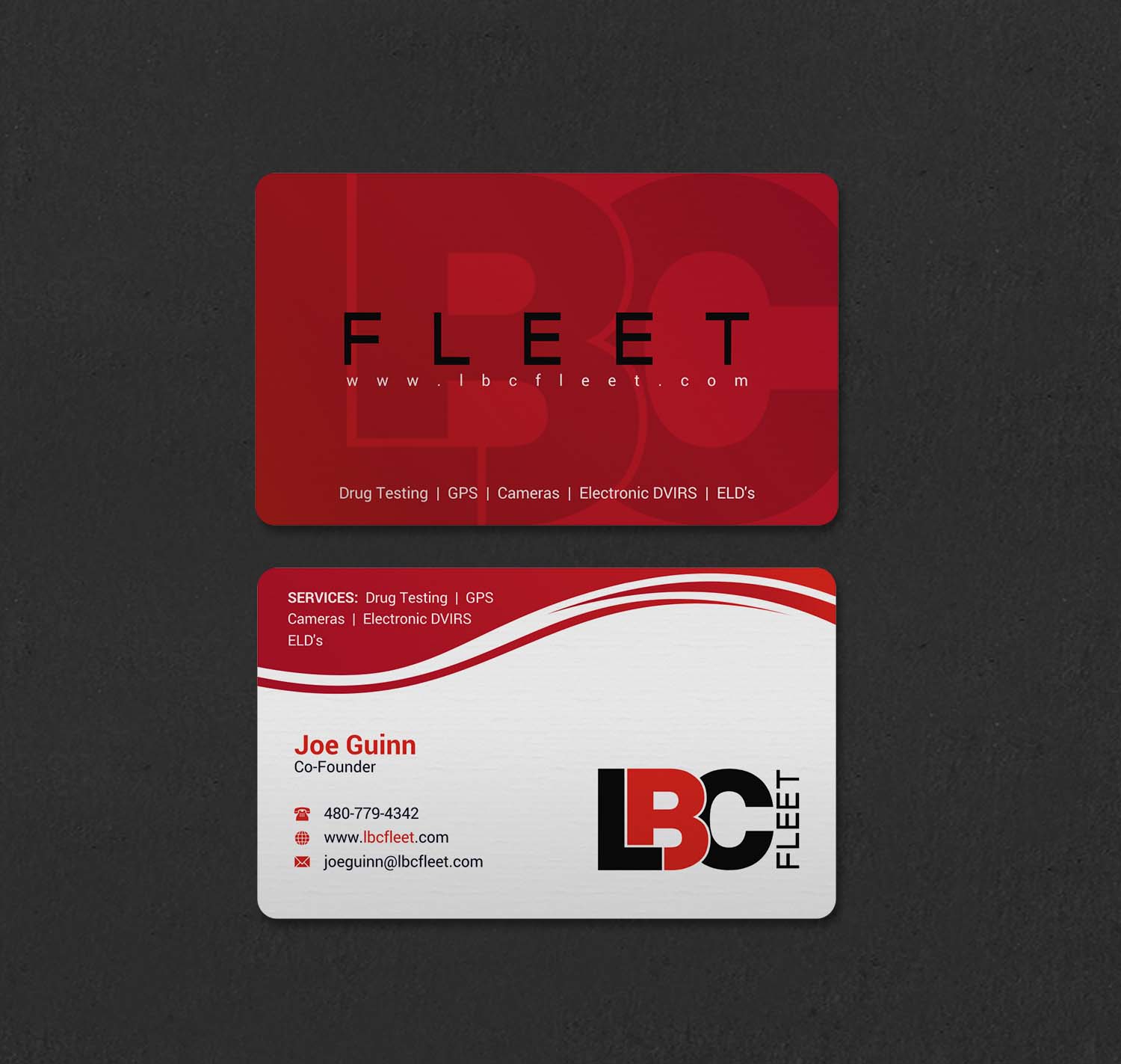 Design de Carte de Visite par INDIAN_Ashok pour LBC Fleet | Design #27388722