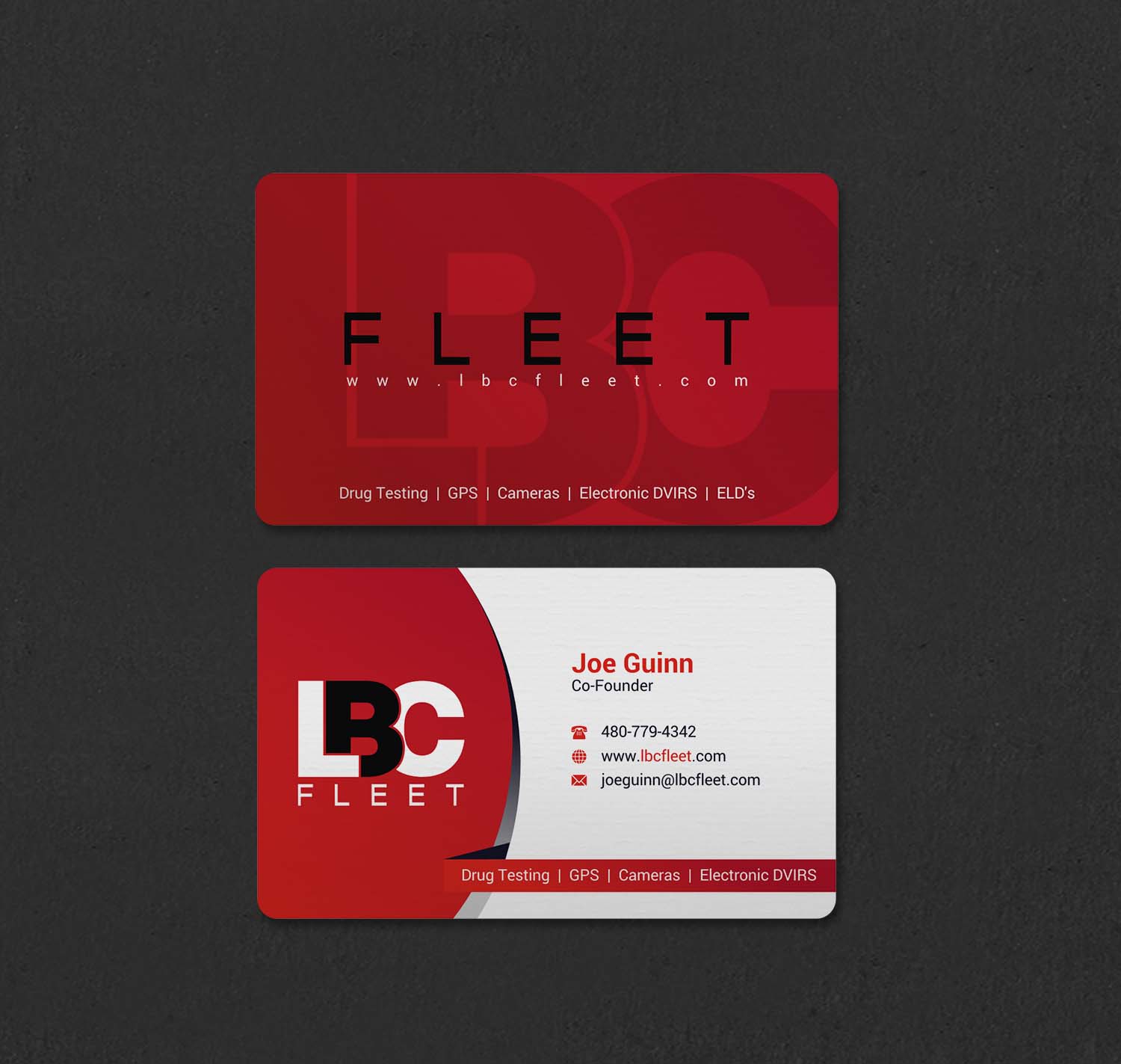 Design de Carte de Visite par INDIAN_Ashok pour LBC Fleet | Design #27388728