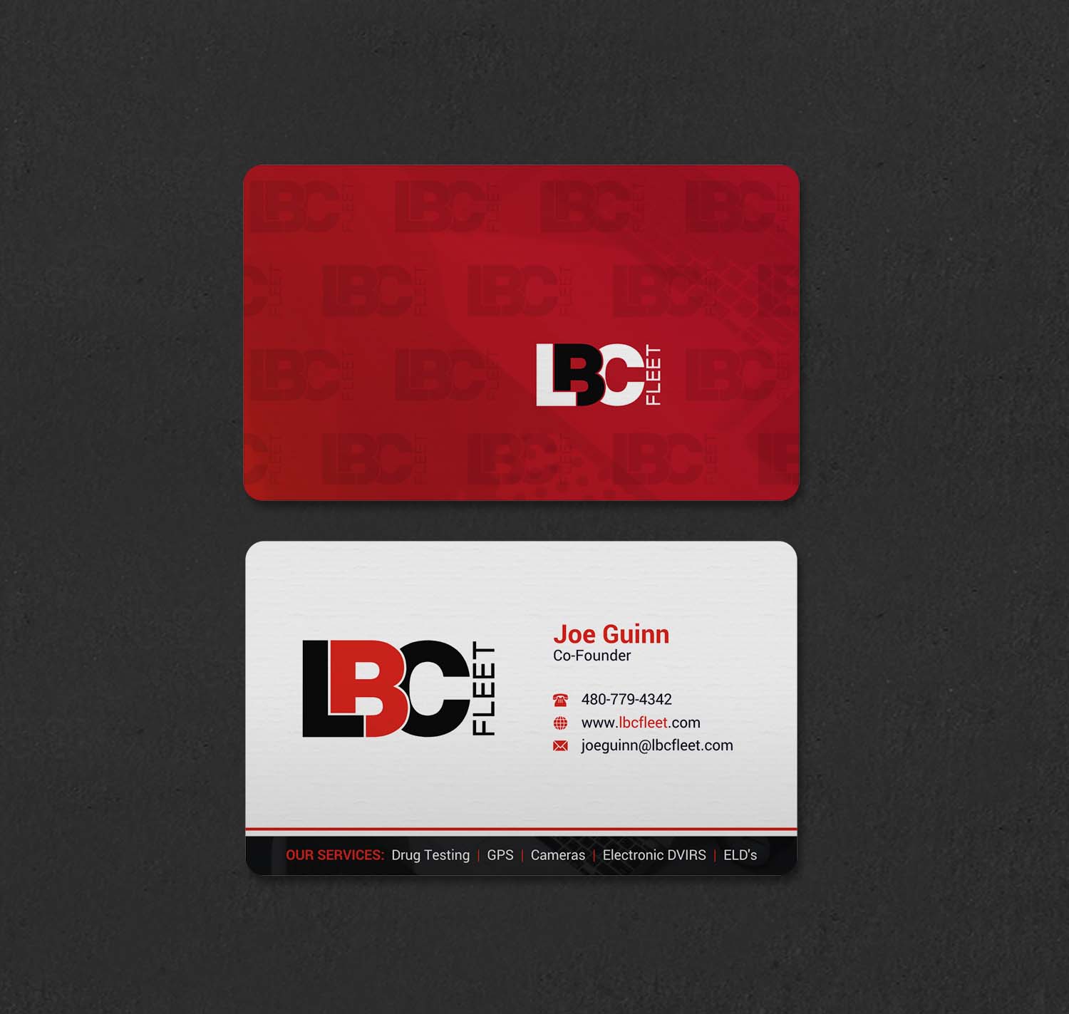 Business Card Design by INDIAN_Ashok for LBC Fleet | Design #27388740