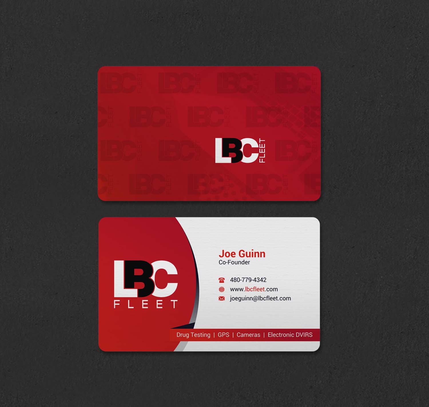Business Card Design by INDIAN_Ashok for LBC Fleet | Design #27388741