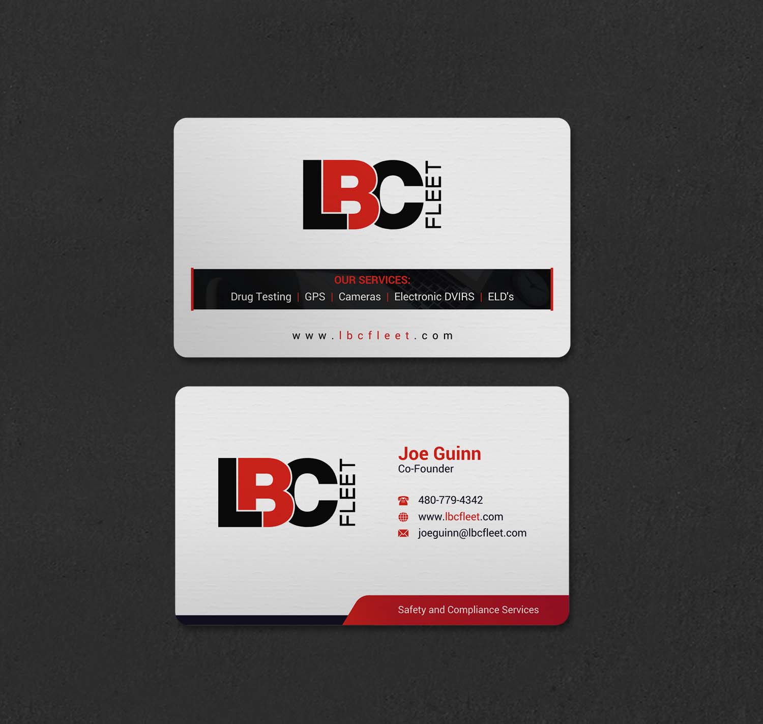 Business Card Design by INDIAN_Ashok for LBC Fleet | Design #27388752