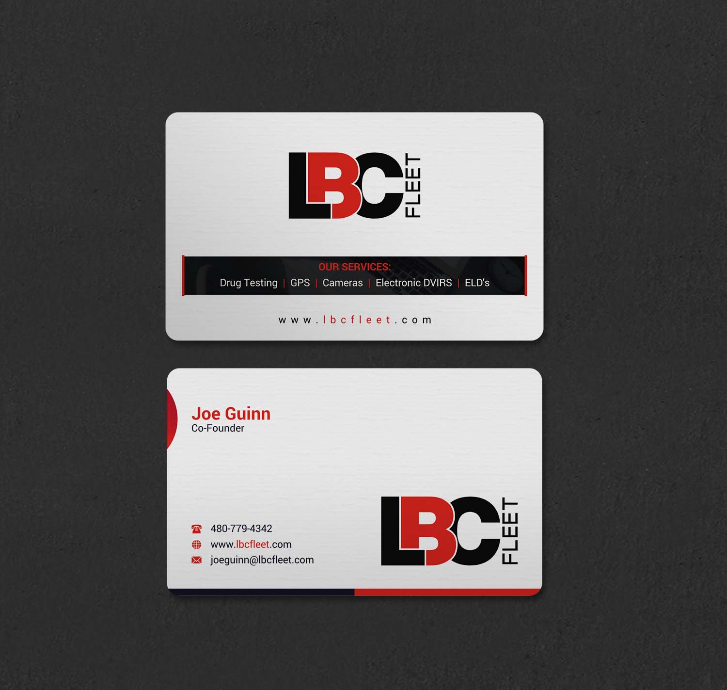 Business Card Design by INDIAN_Ashok for LBC Fleet | Design #27388753