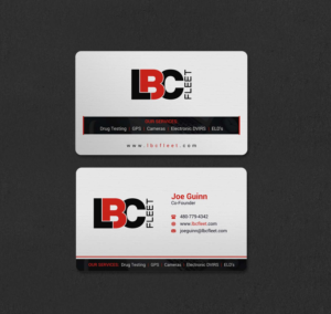 Design de Carte de Visite par INDIAN_Ashok pour LBC Fleet | Design : #27388757
