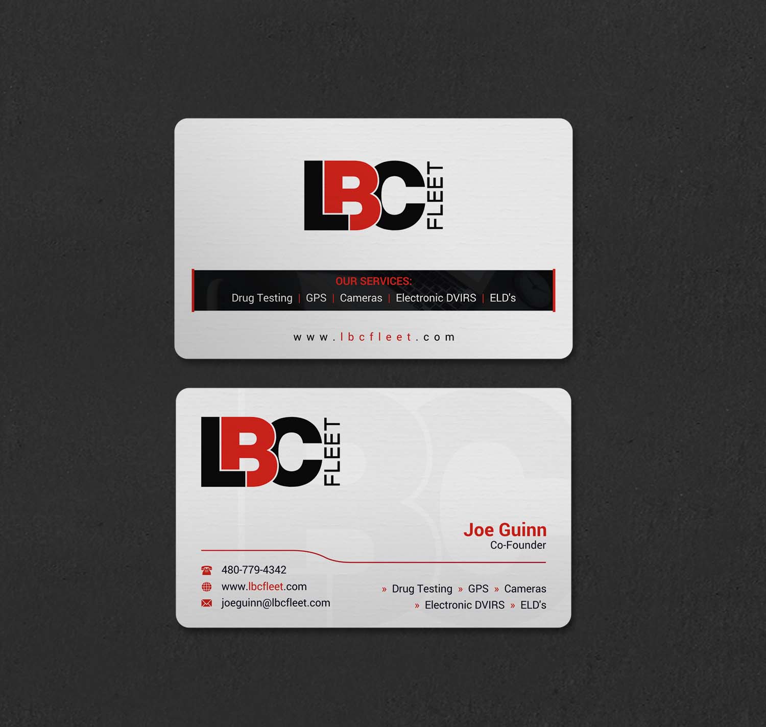 Design de Carte de Visite par INDIAN_Ashok pour LBC Fleet | Design #27388759