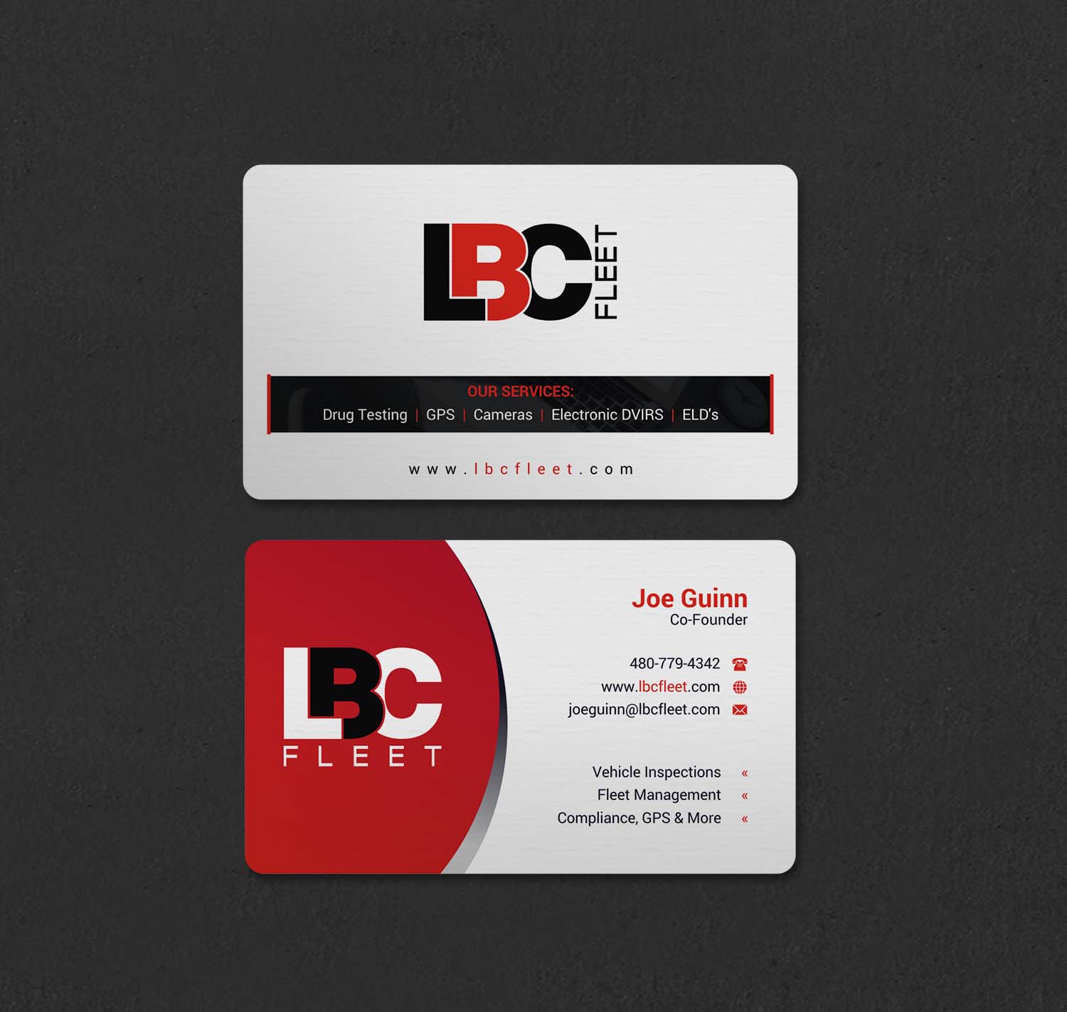 Design de Carte de Visite par INDIAN_Ashok pour LBC Fleet | Design #27388760