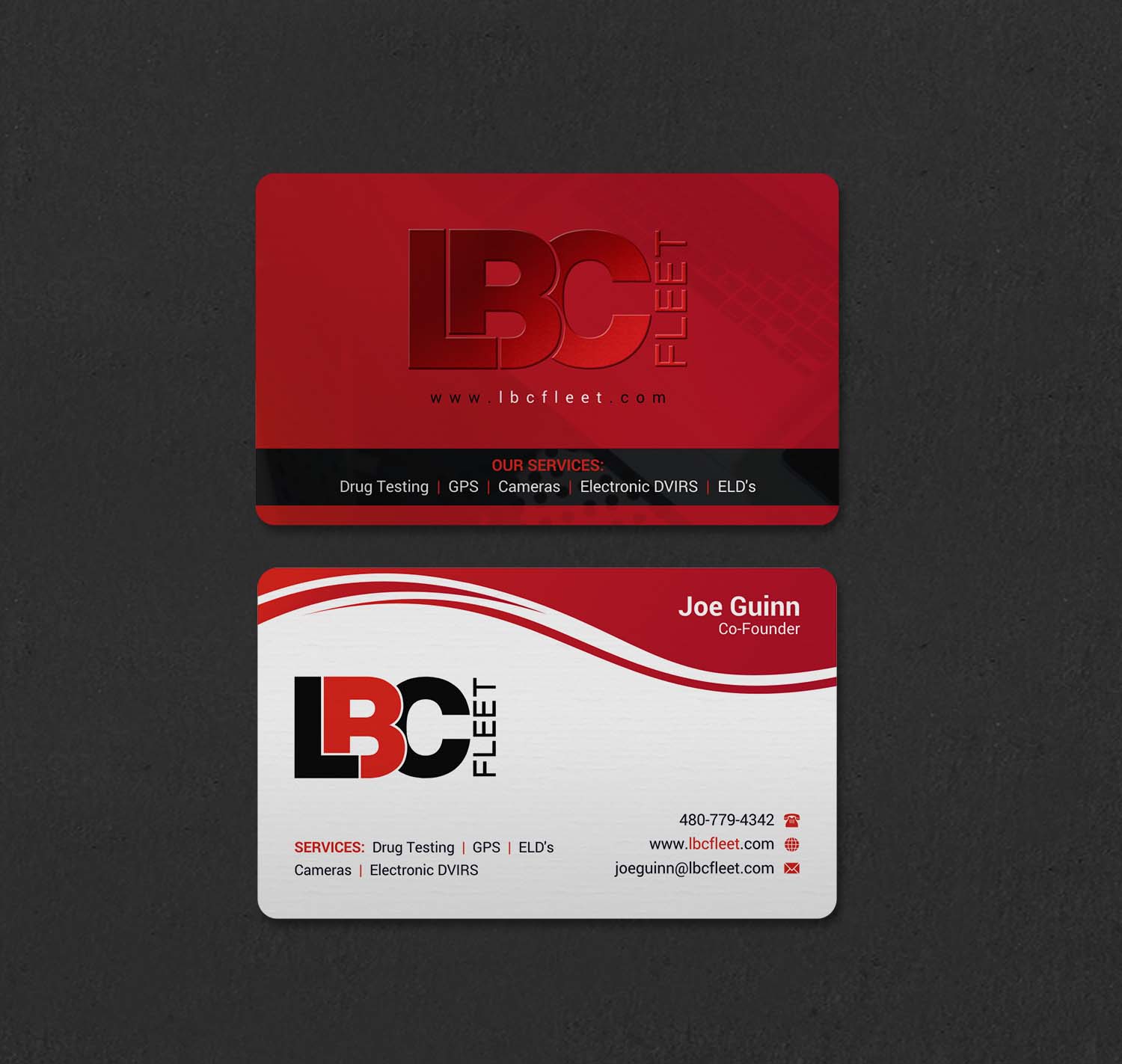 Design de Carte de Visite par INDIAN_Ashok pour LBC Fleet | Design #27388764