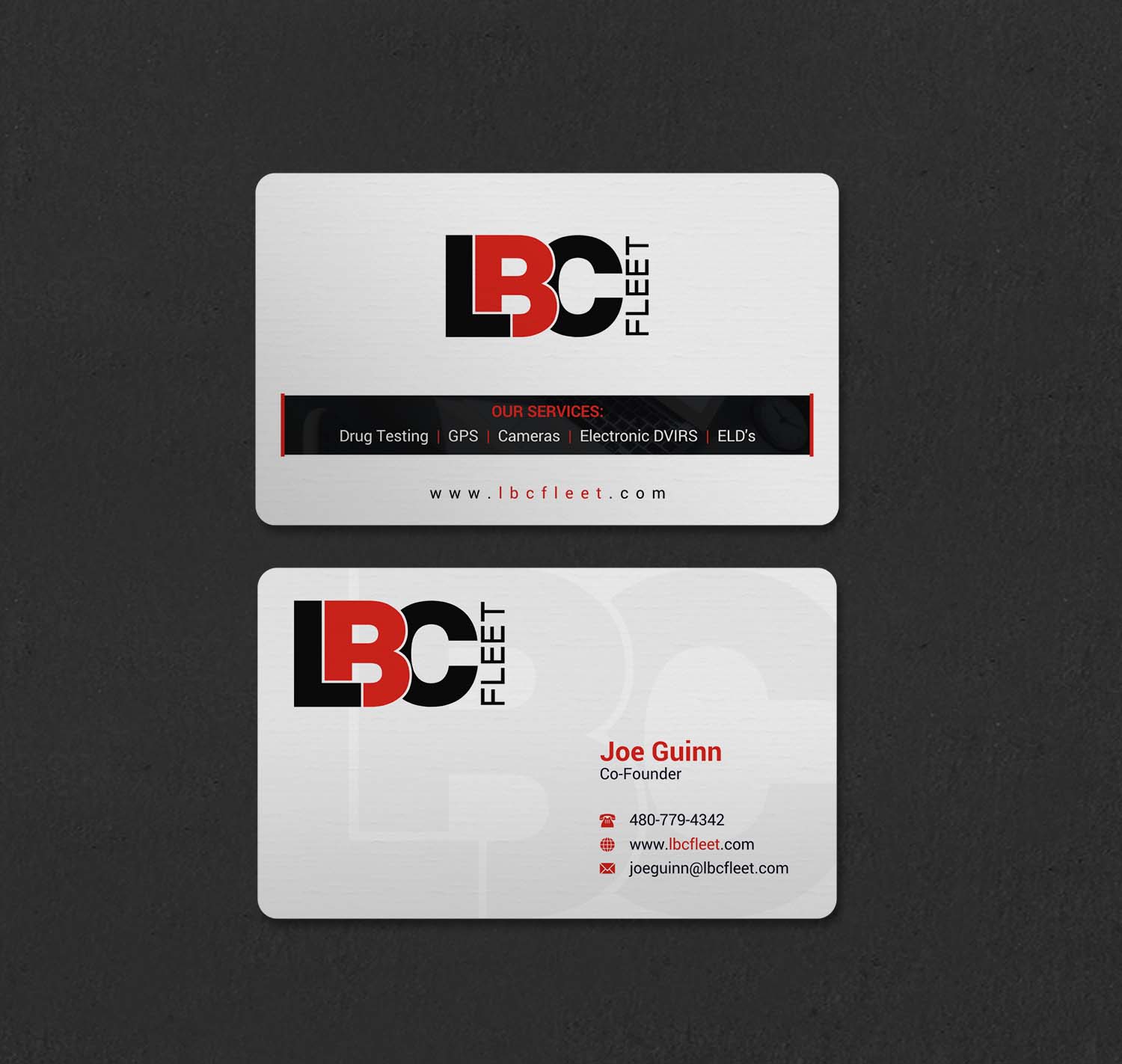 Design de Carte de Visite par INDIAN_Ashok pour LBC Fleet | Design #27388765