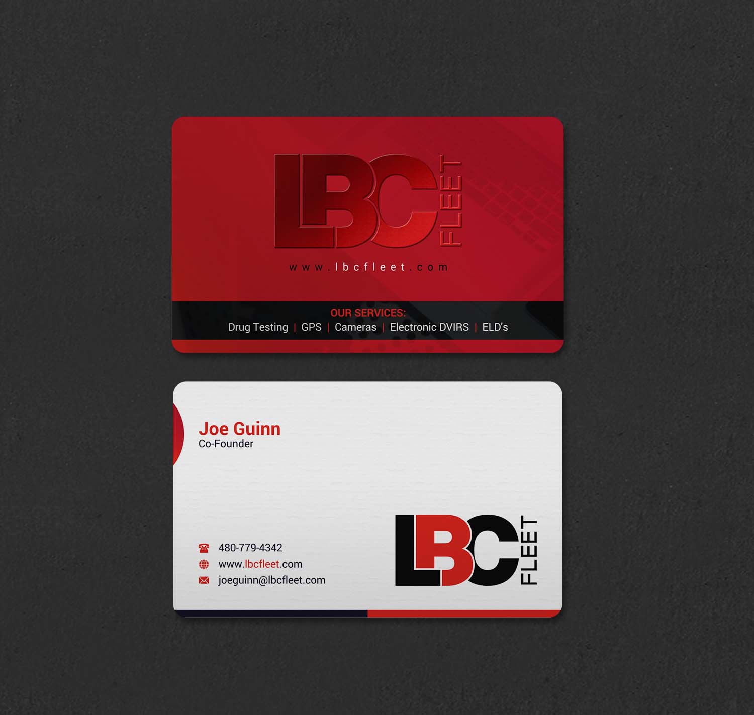 Design de Carte de Visite par INDIAN_Ashok pour LBC Fleet | Design #27388766