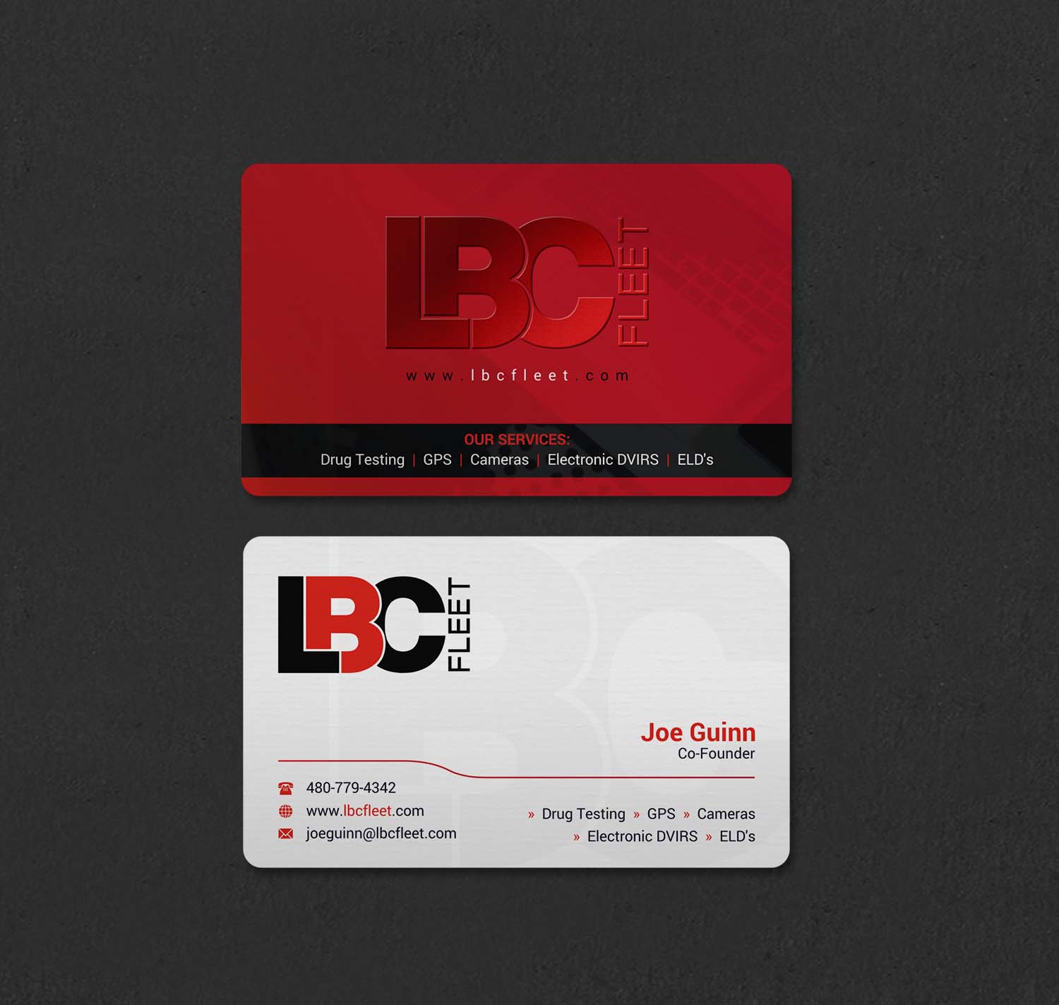 Design de Carte de Visite par INDIAN_Ashok pour LBC Fleet | Design #27388768
