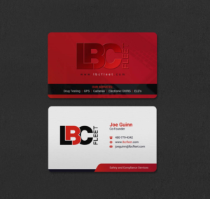 Design de Carte de Visite par INDIAN_Ashok pour LBC Fleet | Design : #27388769