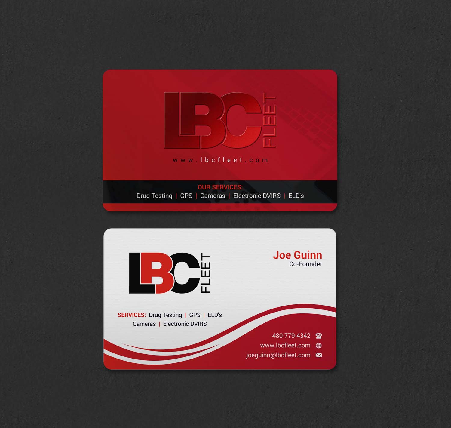 Design de Carte de Visite par INDIAN_Ashok pour LBC Fleet | Design #27388770