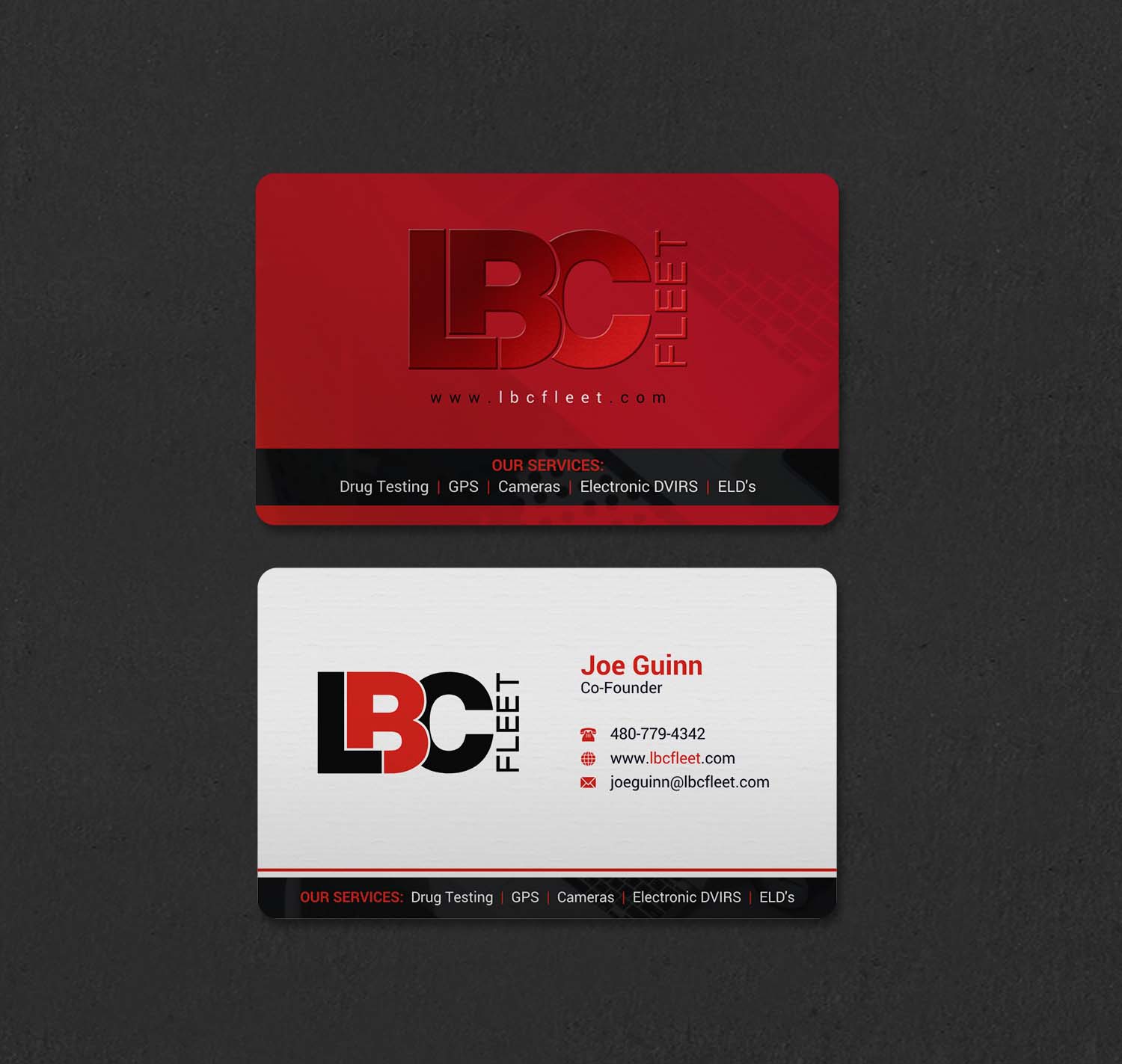 Design de Carte de Visite par INDIAN_Ashok pour LBC Fleet | Design #27388771