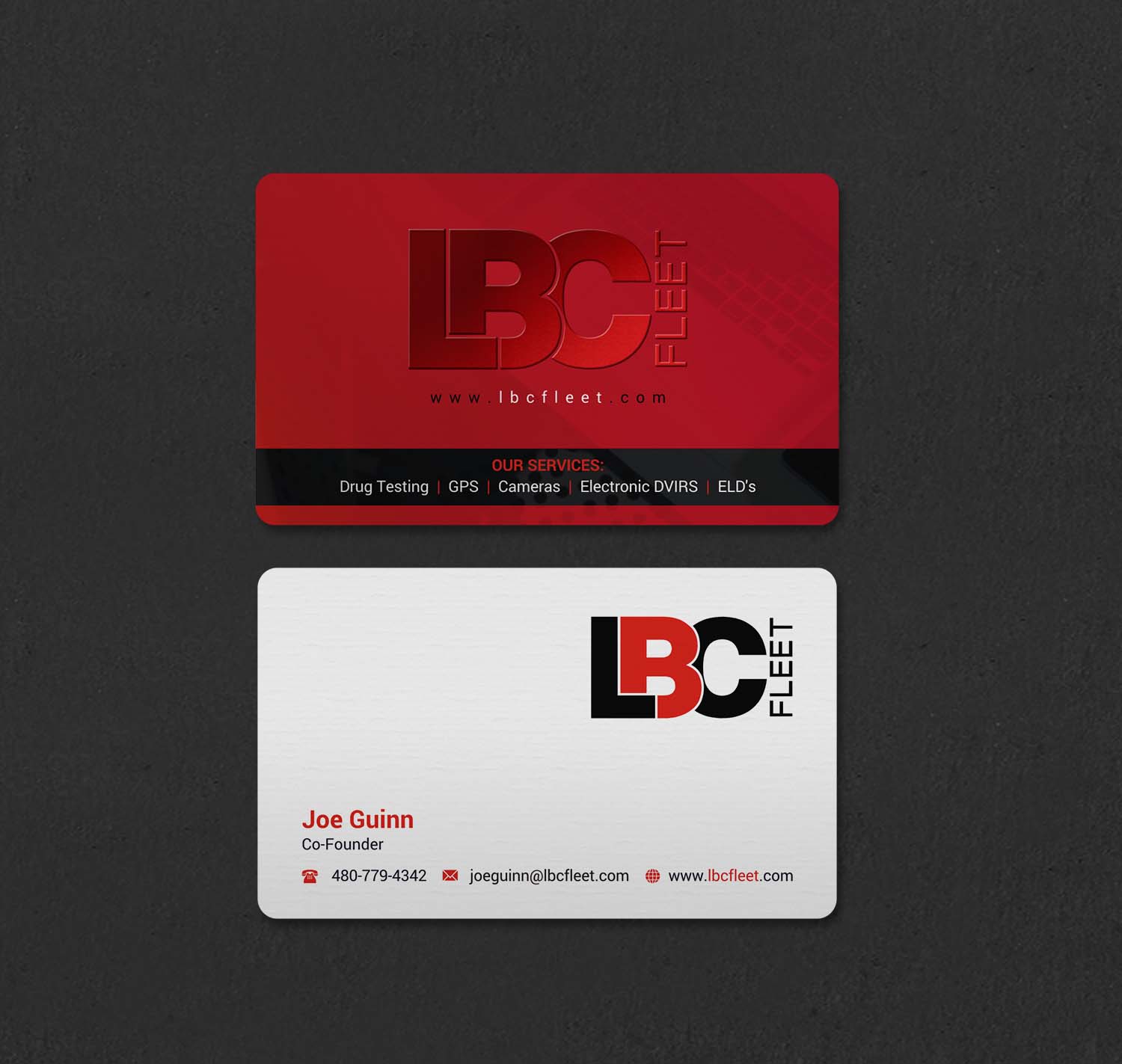 Design de Carte de Visite par INDIAN_Ashok pour LBC Fleet | Design #27388773
