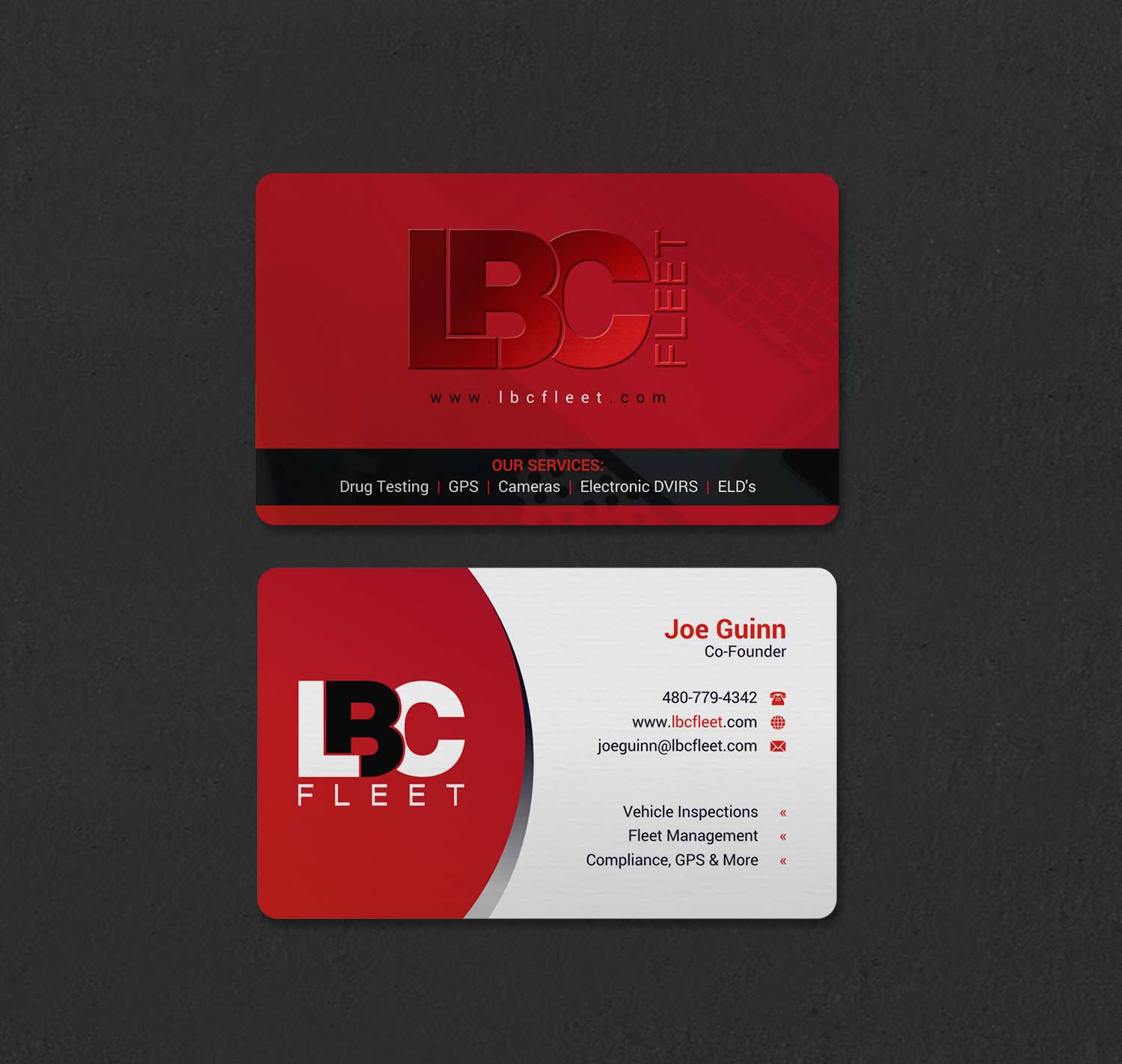 Diseño de Tarjeta de Presentación por INDIAN_Ashok para LBC Fleet | Diseño #27388775