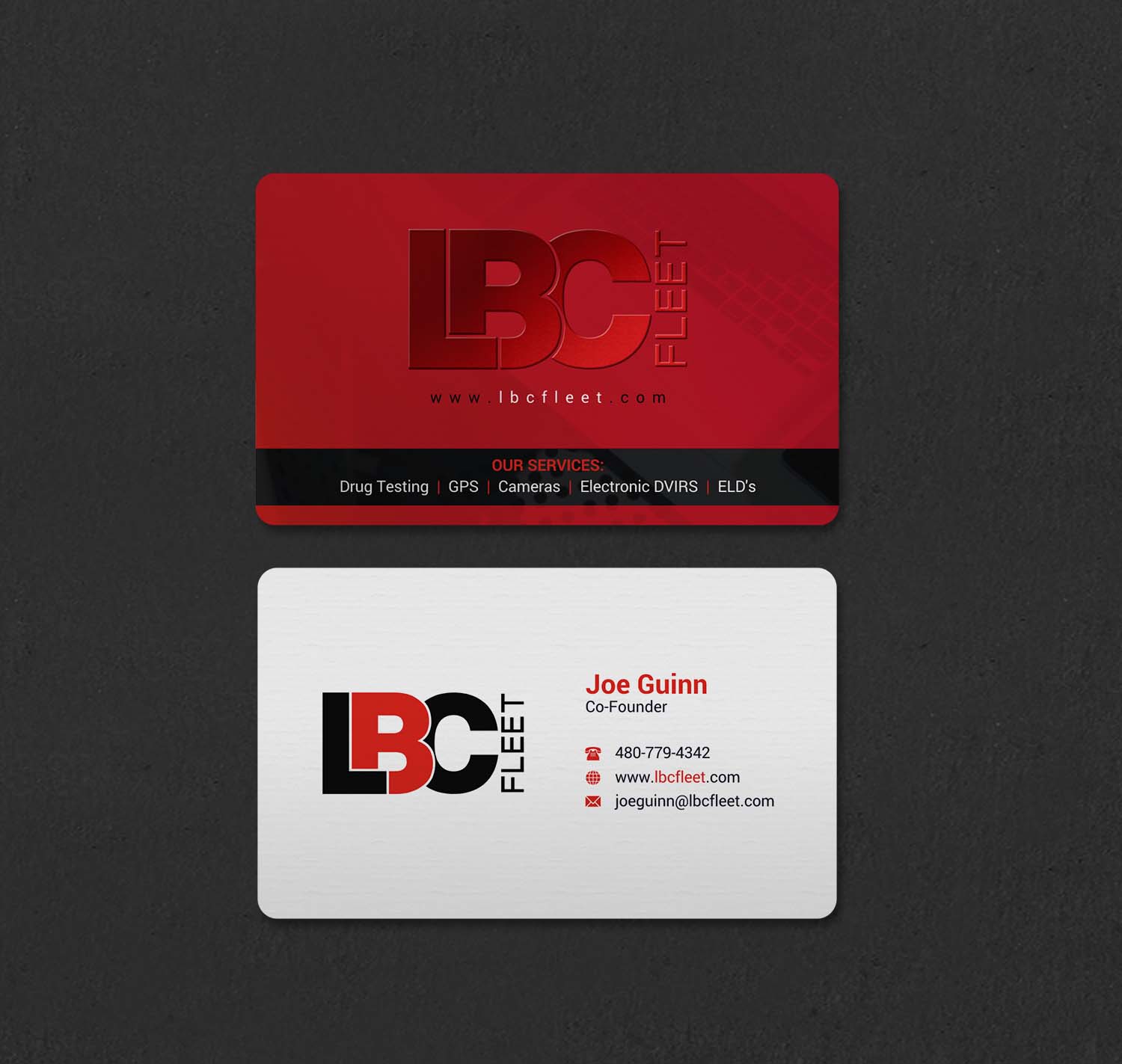 Design de Carte de Visite par INDIAN_Ashok pour LBC Fleet | Design #27388776