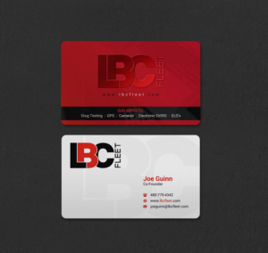 Design de Carte de Visite par INDIAN_Ashok pour LBC Fleet | Design : #27388779