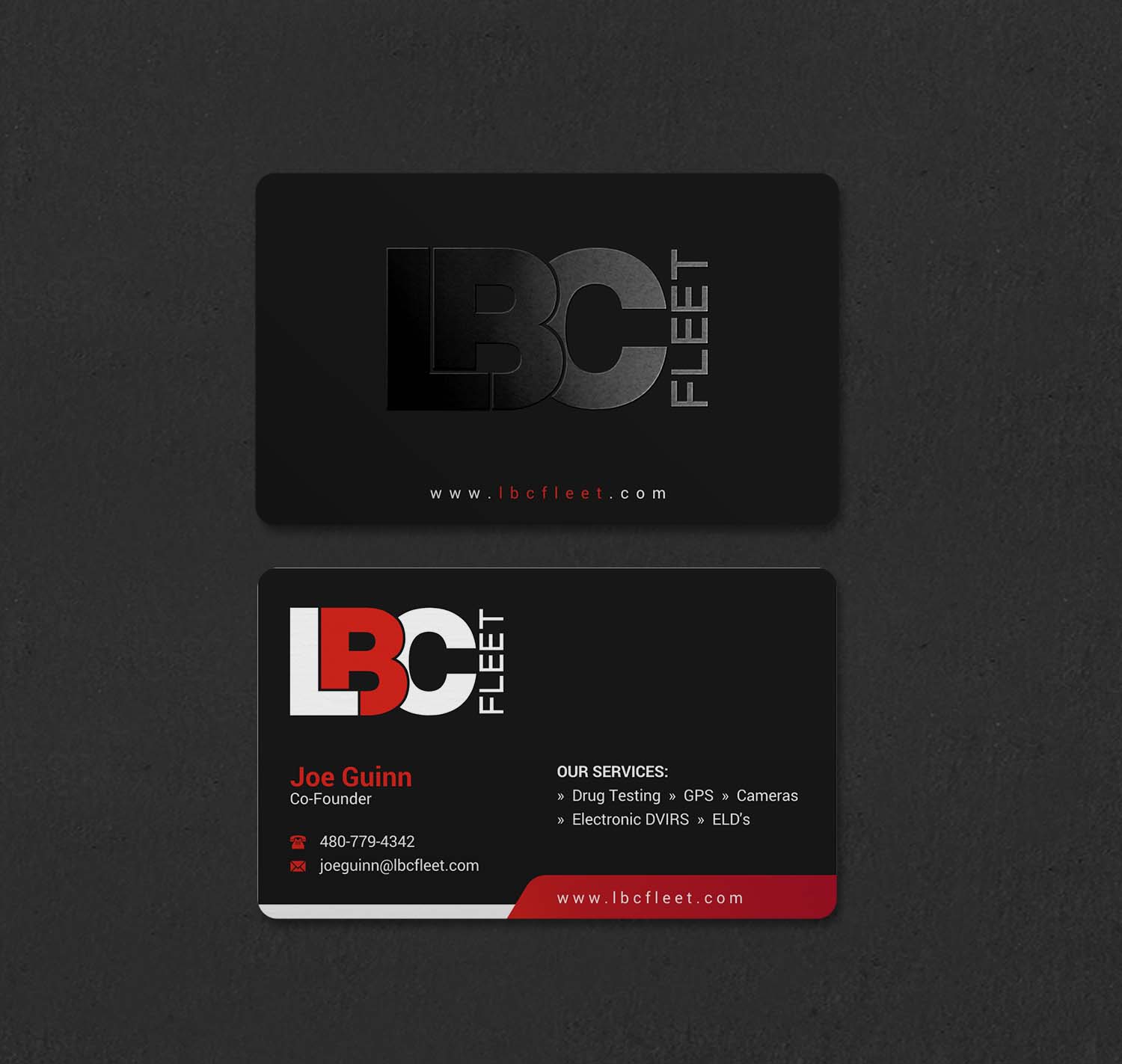 Design de Carte de Visite par INDIAN_Ashok pour LBC Fleet | Design #27388784